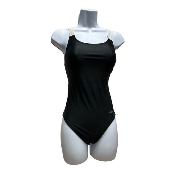 Champion Black White Swimsuit Size XS - Picture 1 of 8